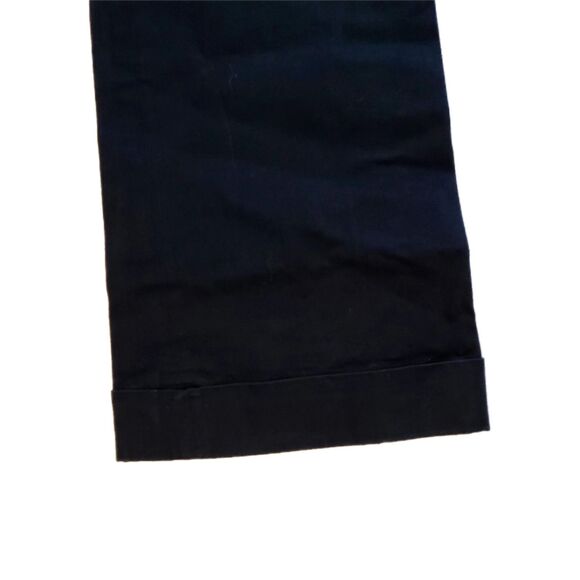 Balenciaga (Authentic) Midnight Blue Mid-Rise Bootcut Trouser Pants Size 8, EUC - Picture 6 of 9